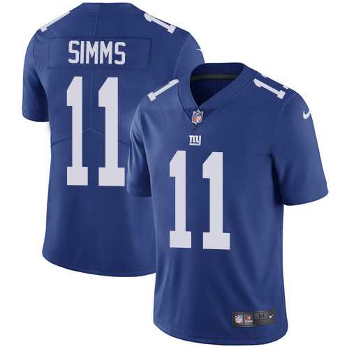 Nike New York Giants #11 Phil Simms Royal Blue Team Color NFL Vapor Untouchable Limited Jersey,We sell and wholesale Nike New York Giants #11 Phil Simms Royal Blue Team Color NFL Vapor Untouchable Limited Jersey on line form chian!